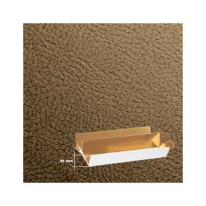 ESTUCHE PIEL MARRÓN - 145x75x35mm Int35 PK10u 2