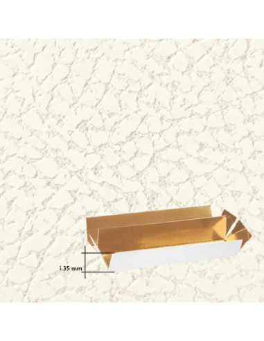 ESTUCHE PIEL BLANCA - 145x75x35mm Int35 PK10u-1