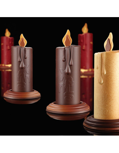 MOLDE PVC KT87 VELA NAVIDAD D110xh200mmTermoformado
