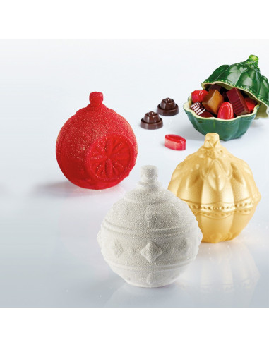 MOLDE PVC KT149 XMAS BALLS (3 modelos)Termoformado