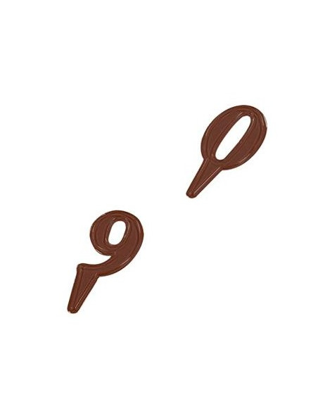 MOLDE PVC NÚMEROS 0-9 CON PINCHOPvc Velas y pastillaje