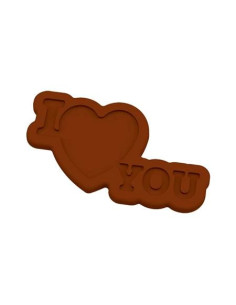 MOLDE I LOVE YOU 62x37x2mm (10c) PVC