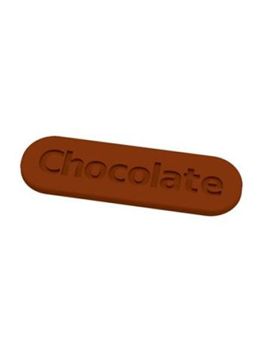 M. PVC CHOCOLATE 75x23x2mm (12i)Pvc Velas y pastillaje