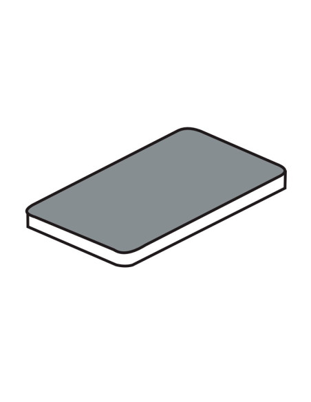 MOLDE PVC ARB893 BASE RECTANGULAR 300x200x25mmPvc Bases