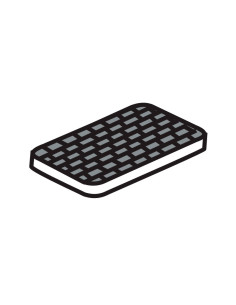 MOLDE PVC BASE RECTANGULAR 195x115x18mm ACERA