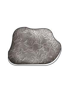 MOLDE PVC BASE IRREGULAR 220x175x6mm RUGOSA
