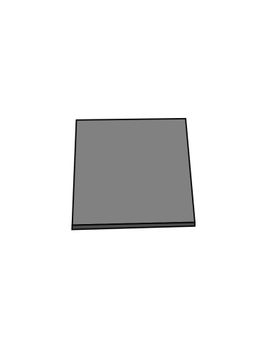 MOLDE PVC BASE CUADRADA RUGOSA 160x160x6mmPvc Bases