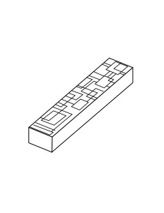 MOLDE PVC TURRÓN TU518 200x40x20mm (2ud)