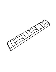 MOLDE PVC TURRÓN TU483 250 x 35 x h 25 mm 2
