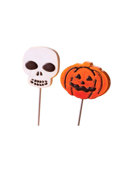 M. PIRULETA HALLOWEEN - 2 Moldes 2 Modelos 34g 4c