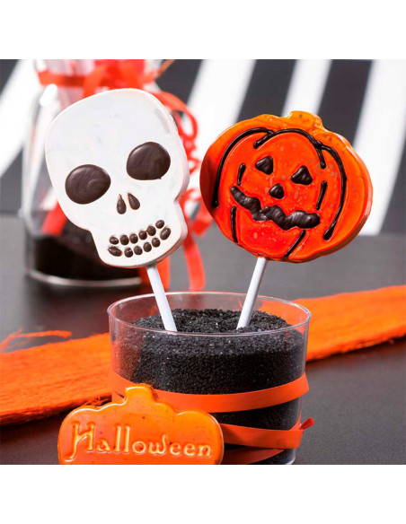 M. PIRULETA HALLOWEEN - 2 Moldes 2 Modelos 34g 4c-2