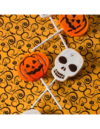 M. PIRULETA HALLOWEEN - 2 Moldes 2 Modelos 34g 4c-3