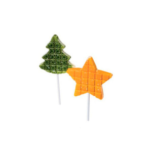 M. PVC PIRULETAS NAVIDAD - 2Moldes 2 Medidas 34g