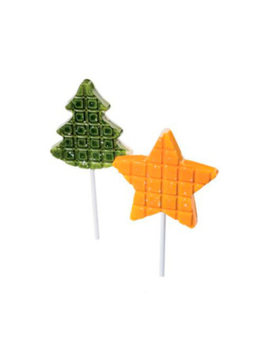 M. PVC PIRULETAS NAVIDAD - 2Moldes 2 Medidas 34g