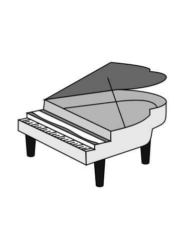 M. PVC PIANO 220x150x105mm (4m)Música