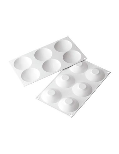 MOLDE CUPOLE 55 D50x50 8pSilikomart Monoporciones MOLDE CUPOLE 55 D50x50 8pSilikomart Monoporciones