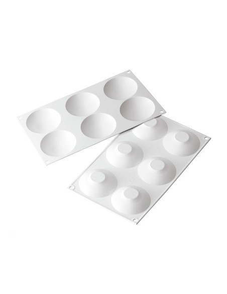 MOLDE CUPOLE 55 D50x50 8pSilikomart Monoporciones