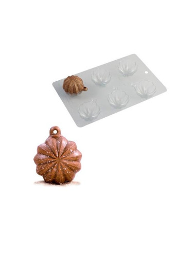 MOLDE PVC BOLA NAVIDAD PK 20SF006 (2u x 6c)Termoformado MOLDE PVC BOLA NAVIDAD PK 20SF006 (2u x 6c)Termoformado