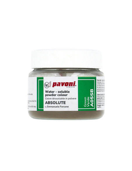 COLORANTE EN POLVO VERDE HIDROSOLUBLE 50g