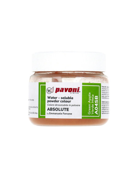 COLORANTE EN POLVO VERDE MANZANA HIDROSOLUBLE 50g