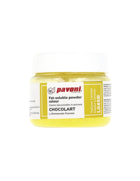 COLORANTE EN POLVO AMARILLO LIMÓN LIPOSOLUBLE 40g