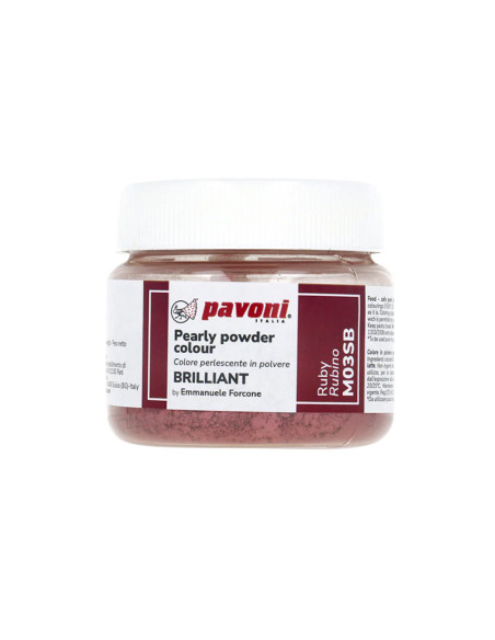 COLORANTE EN POLVO RUBY METÁLICO 40g