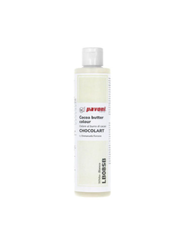 MANTECA DE CACAO BLANCO PAVONI 200g