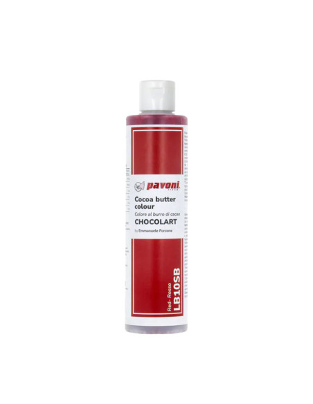 MANTECA DE CACAO ROJO PAVONI 200g