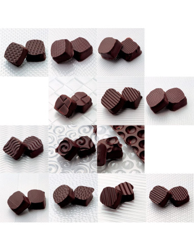 KIT MACL01 13 HOJAS 360x340mm DECOR.RELIEVEPvc Relieves