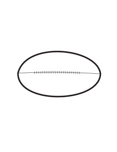 MOLDE PVC PELOTA RUGBY D106x172mmPvc Deportes
