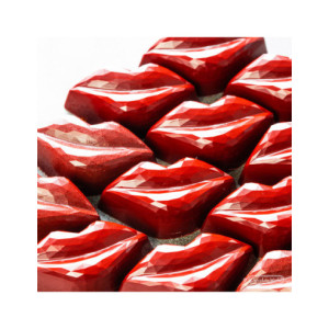 MOLDE CW1937 LABIOS FACETAS 42x21.5x15mm 21c 2