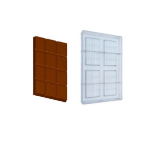 MOLDE M192 TABLETA 105x58x7,5mm 4p PC 175x275