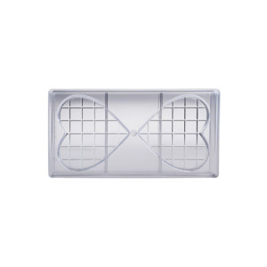 MOLDE M282 TABLETA CORAZÓN 111,5x111,5xh5mm 2P 50g