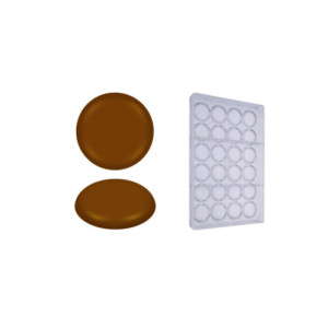 MOLDE M224 NAPOL.REDONDA D36x6mm 24c 175x275/5,5gr