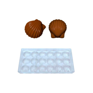 MOLDE M212 CONCHA SANTIAGO 34x33x15mm 18p