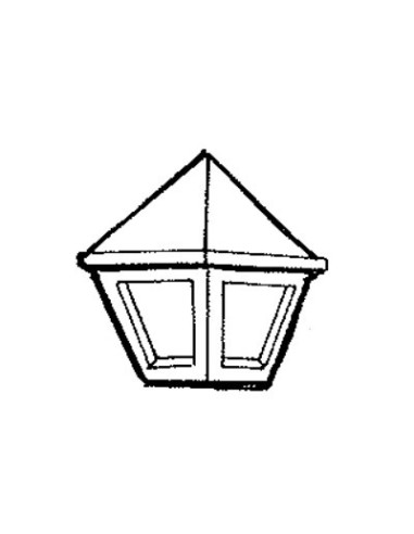 M. PVC 13-815 FAROLILLO 46x43x54mm (3i)Complementos Construcción
