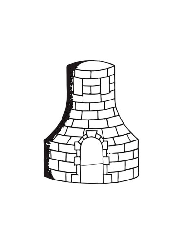 M. PVC TORRE CASTILLO FORMA 110x95x85 PUERTA (1i)Torreones