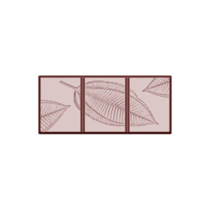 MOLDE CW1612 TABLETA HOJA 132x22x6mm 8c
