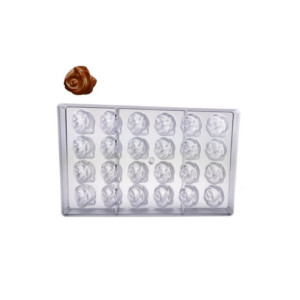 MOLDE M010 BOCCIOLO ROSA 30x30,6x19mm 24p 175x275
