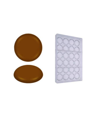MOLDE M224 NAPOL.REDONDA D36x6mm 24c 175x275/5,5gr