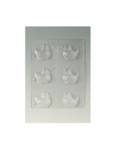 M. PVC 90-2330 GALLINA PONEDORA 54x54x16mm (6i)Pvc Animales 2