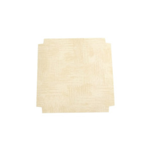 FONDO 100x100xh10mm PK(10u) FIBRA BLANCO REALZADO