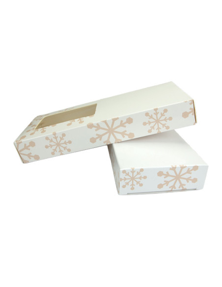 CAJA TURRON BLANCA COPO INSERTO - 21x9xh2,8 PK25u-3