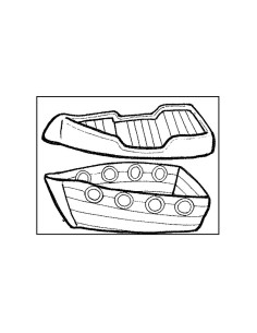 M. PVC 10-622 CASCO BARCO JUNQUITO 106x64x50mm