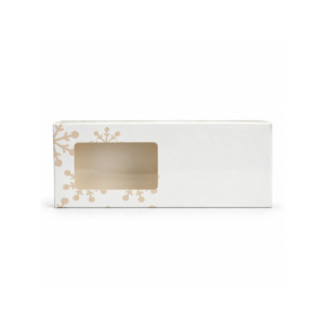 CAJA TURRON BLANCA COPO INSERTO - 21x9xh2,8 PK25u 2