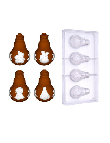 BOMBILLA NAVIDAD d.45 x 75.5mmFiguras Navidad