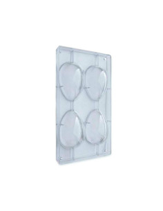 MOLDE 1/2 HUEVO LISO 124x85mm 4p - 100grHuevos