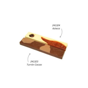 MOLDE PVC TURRÓN AZTECA 195x36x15mm (1c)
