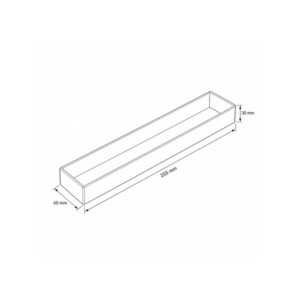 CAJA TURRON ALAS BLANCA 255x45xh30mm PK25u 2
