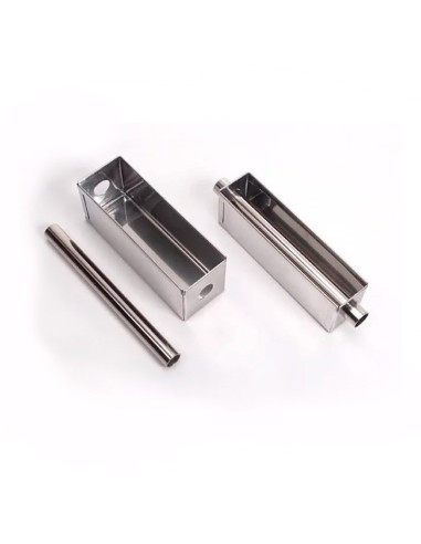 MOLDE CAKE CON TUBO 24x5x4.5cm INOX (jb)Moldes